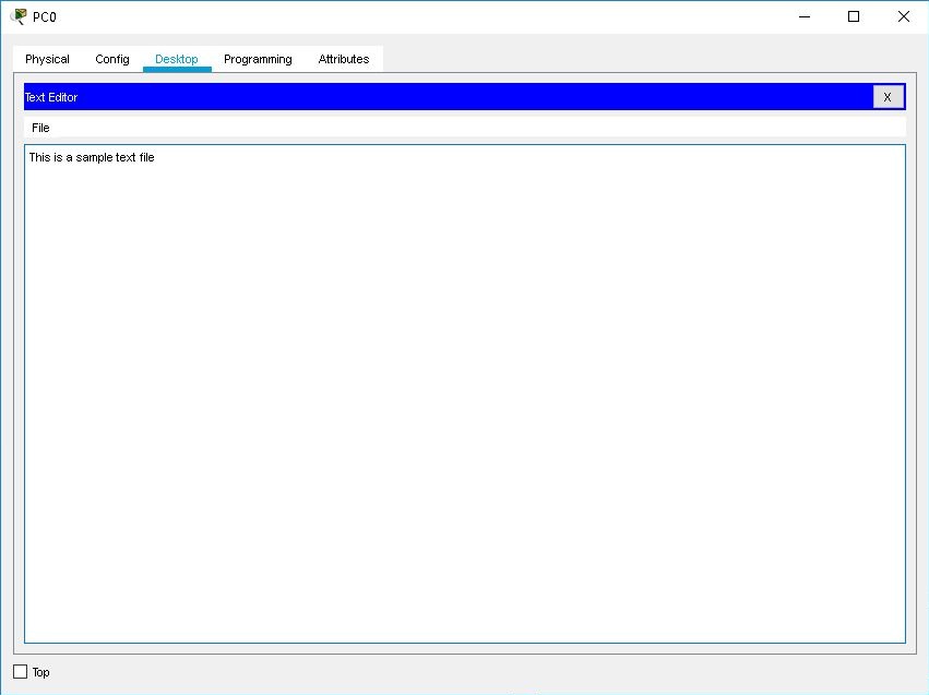 Text Editor utility from PC Desktop tab