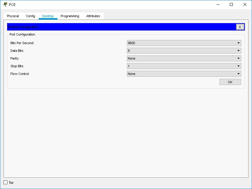 Terminal utility from PC Desktop tab