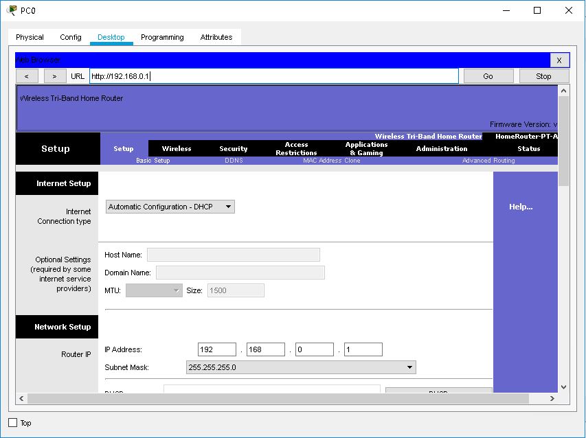 Web Browser utility from PC Desktop tab