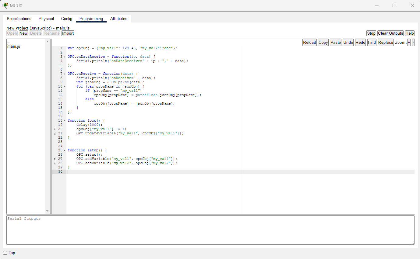 OPC server programming