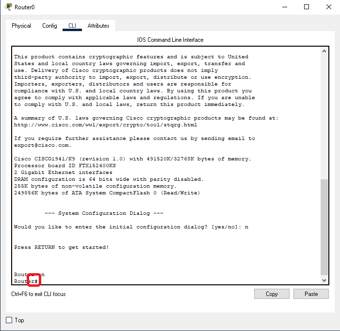 Cli focus using the CTRL+F6 or Command+F6