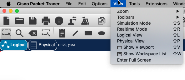 Show Viewport under View Menu on mac